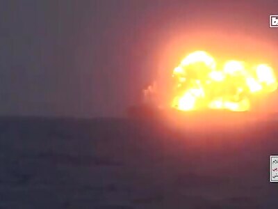 Houthis destroy Greek oil tanker. 