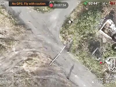 Headshot from a drone