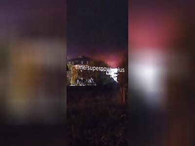 Fireworks At The Russian Ammunition Warehouse In Karachevsky District