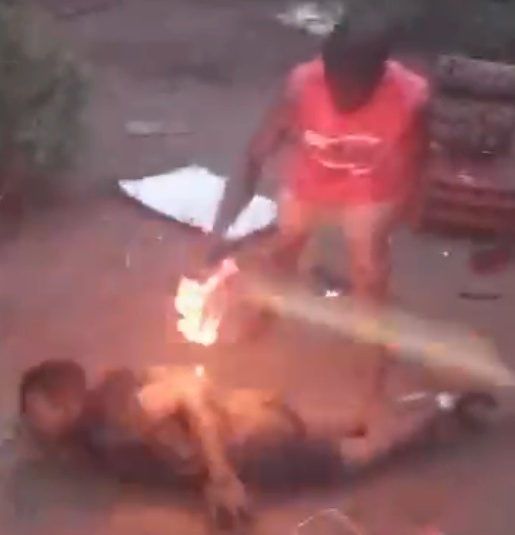 Torturing Captured Rival w/ Molteng Plastic and Brutal Beating