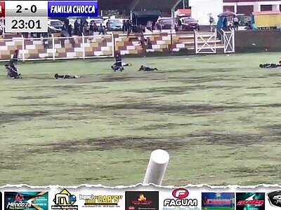 Football Players Struck By Lightning