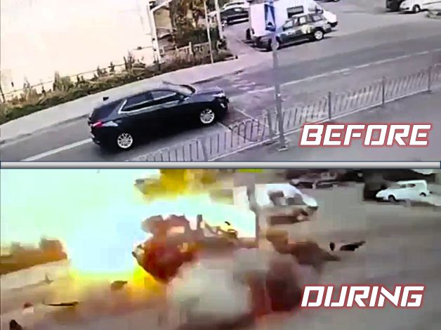 Car Bomb Assassination—Russian Colonel Annihilated