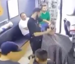 Hitman Executes Man in Barbershop.