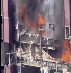 Young Female Falls To Her Death From Burning Building