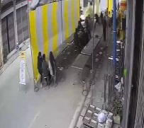 Car Crashes into Funeral Tent. 