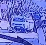 Syrian couple on motorcycle crashed by one of Rebels car