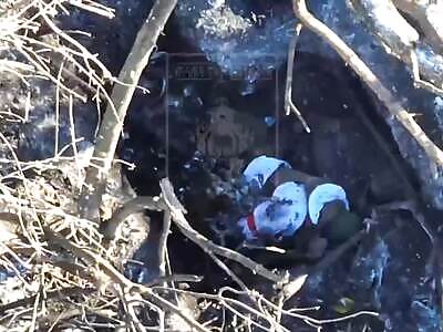 Turning Russians into minced meat. Kursk.