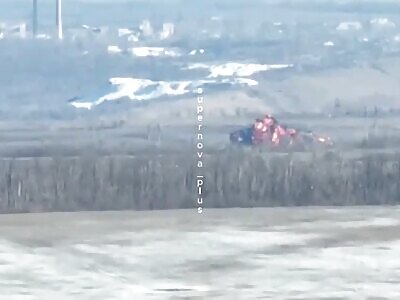 POV from the Ukrainian soldier who shot down the russian Su-25.
