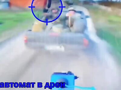 The anti-drone gun didn't save him.