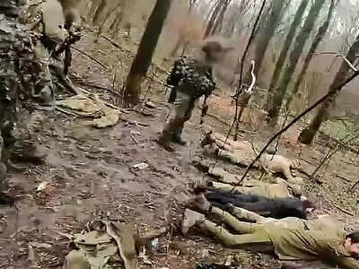 Ukrainian SOF captured a group of Russians in Belgorod.