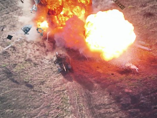 Scenic Armageddon Pulverizes Russian Lemming Train
