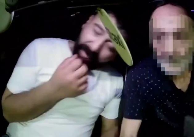 Drunk man got into ataxi robbed the car and crashed 9 kilometers later