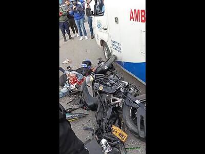 flattened by a truck on a Friday afternoon