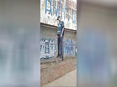 committed suicide on the side of the road.