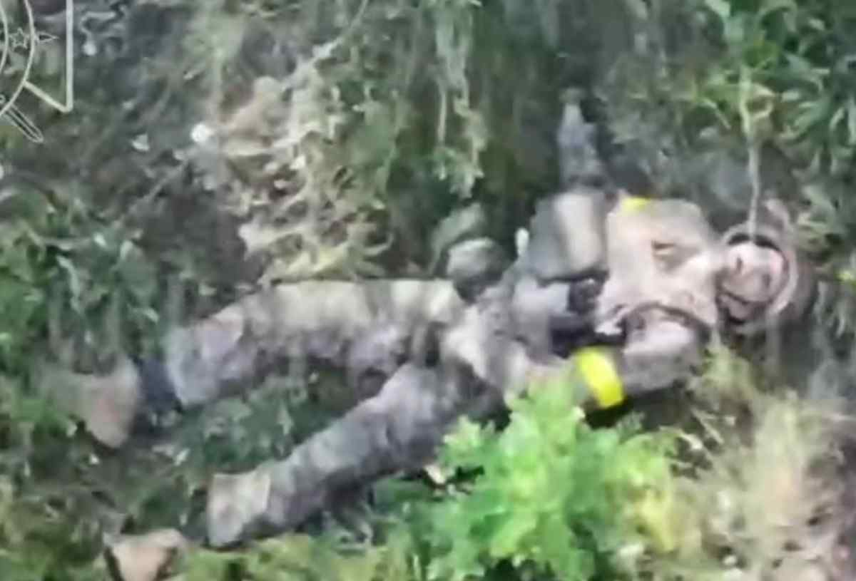 Remnants of a successful Ukrainian assault team. 