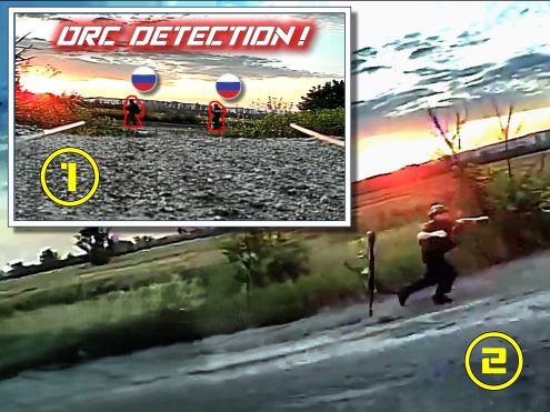 Loitering AI Drone Attack — Russians Aren't Safe Anywhere