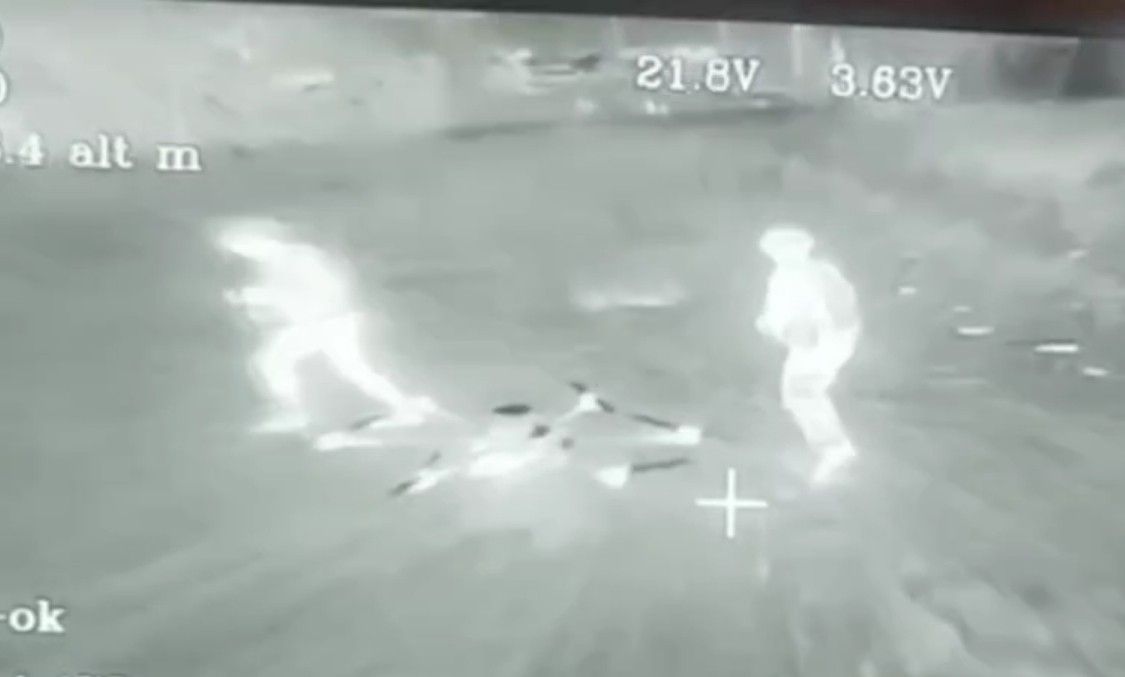 Ukrainian drone operators get a taste of their own medicine. 