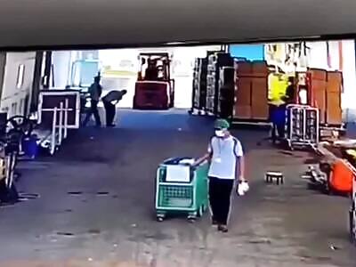 Man crushed by crane