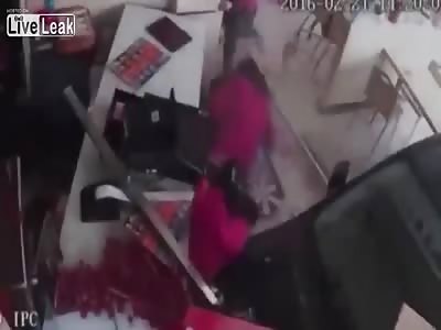 Car crashes into a restaurant