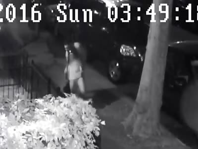 Disturbing Footage of a Woman Being Spanked by Her Attempted Rapist