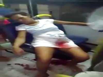 Woman gives birth on buses