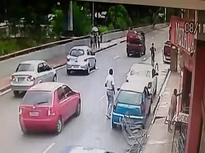 Bandits get hurt by running away from the MP by counter-hand in Manaus