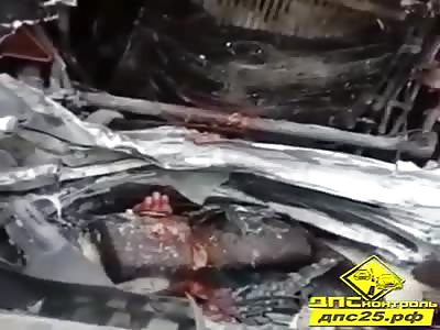 HORRIFIC ROAD ACCIDENT IN KHABAROVSK