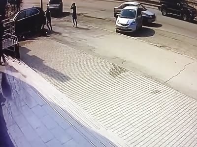 OAP Motorist Slams Into Tot And Grandma