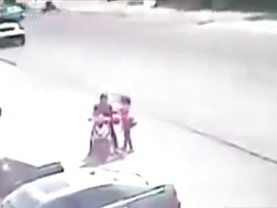 Unsuspecting Family Escape Death By Inches