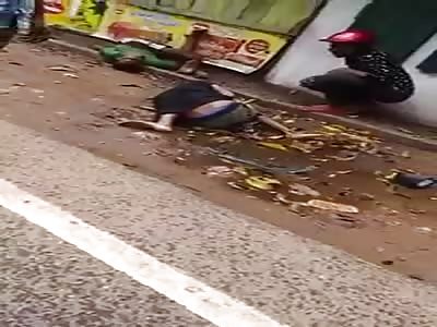 Motorbike accident in Kotugoda