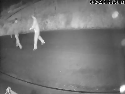 Hero caught on CCTV battering knife-wielding teen