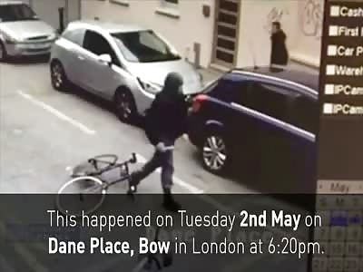 Delivery driver attacked with acid in broad daylight