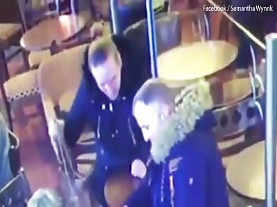 CCTV captures thief edges closer to an old lady before stealing her purse 