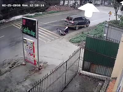 Distracted Biker Rear Ends Ca