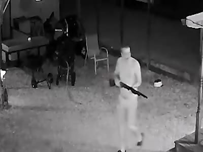 Gunman kills neighbor and ambushes police in hour-long shootout