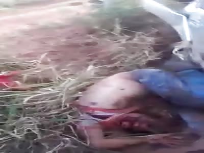 aftermath of brutal accident in Colombia