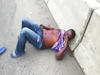 truck driver stabbed in robbery