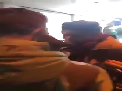 crazy Iraqi man shooting protester