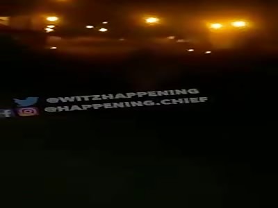 showing his friend the aftermath of being caught outside during quaran