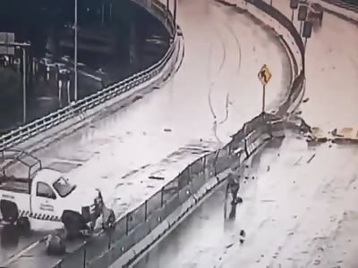 Accident of Mexican military truck patrol 