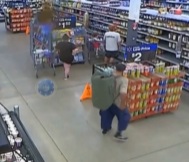 New Video Surveillance of Stabbing spree inside Michigan Walmart