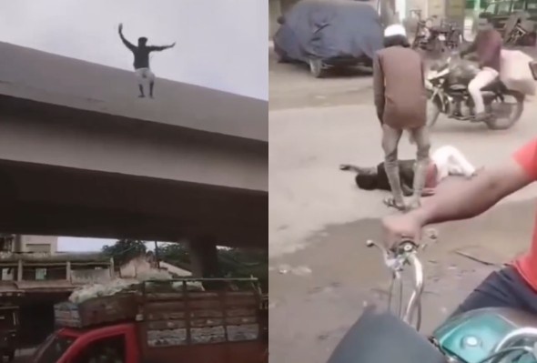 Tik Toker Planned To Jump On A Garbage Truck ...