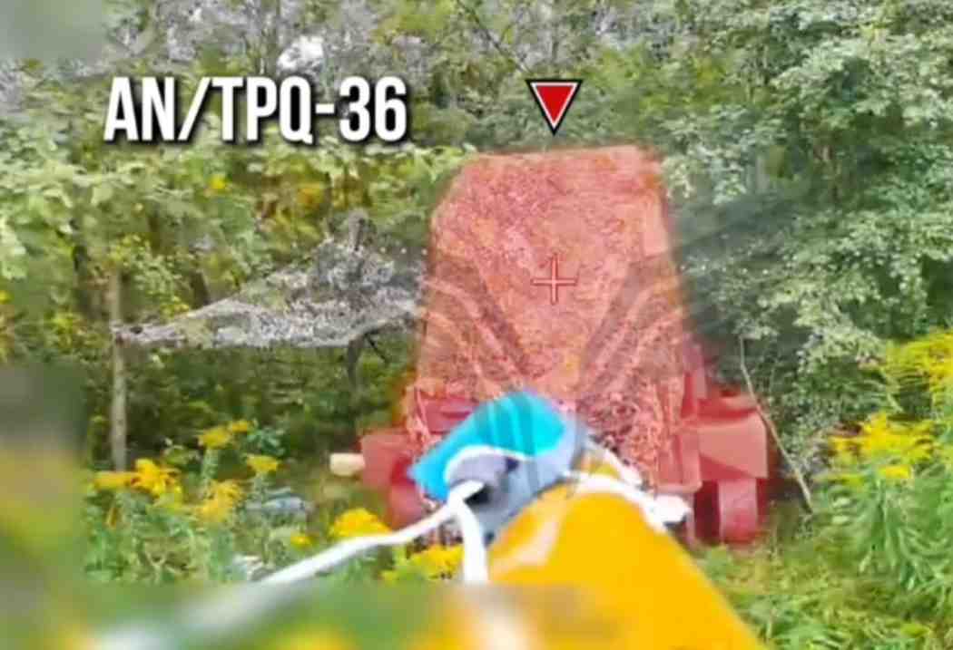 AN/TPQ-36 radar destroyed by Rubicon. 