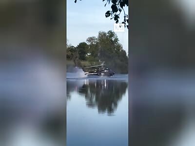 Firefighting helicopter crashes