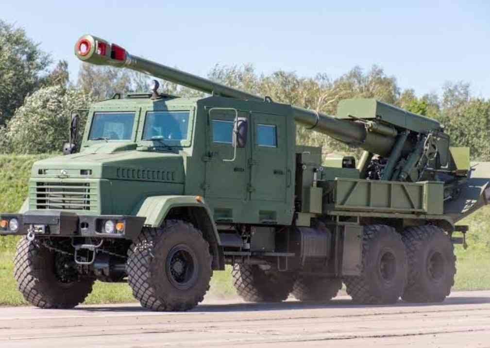 Bohdana howitzer destroyed by drones. 