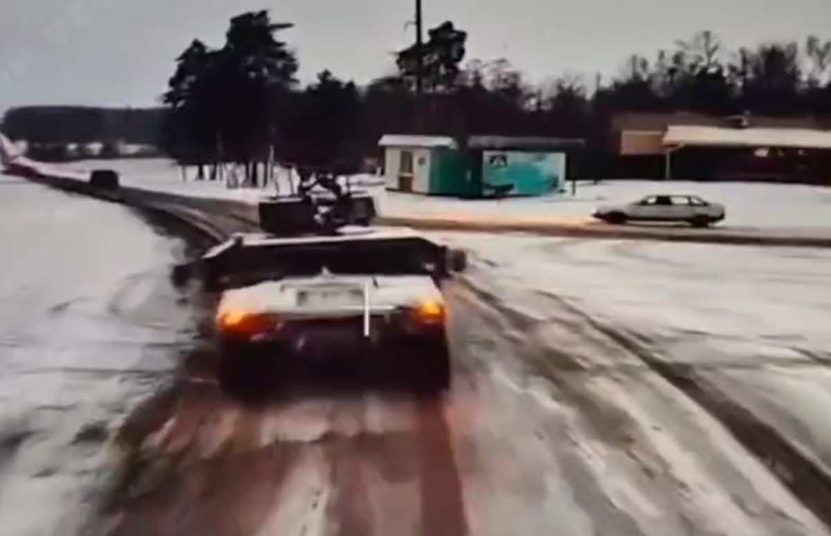 Multiple destruction of AFU vehicles. 