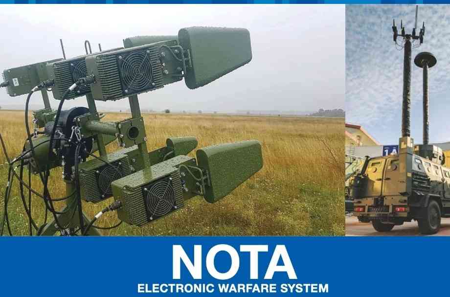 NOTA electronic warfare system destroyed. 