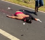 Woman Crushed on the Road