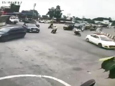 Heavy truck crushes man