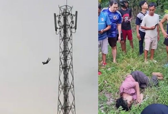 Suicidal Man Survives After Jumping From 35-Meter Tower